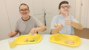 párečky v listovém těstě