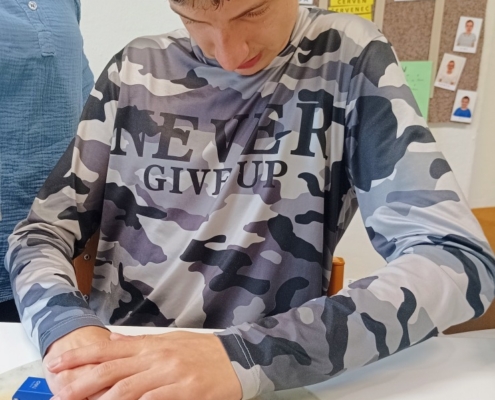 Tento týden jsme si vyrobili čtyřlístky