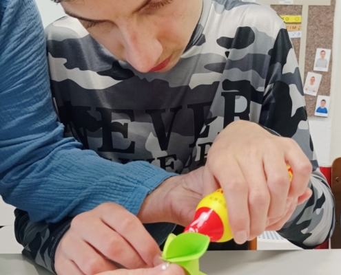 Tento týden jsme si vyrobili čtyřlístky