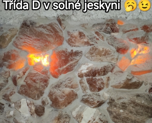 Třída D dnes navštívila oblíbenou solnou jeskyni