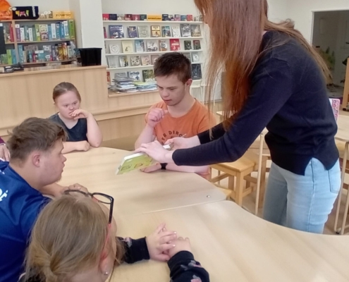 interaktivní program v knihovně Jiřího Trnky
