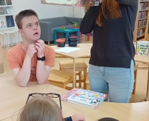 interaktivní program v knihovně Jiřího Trnky