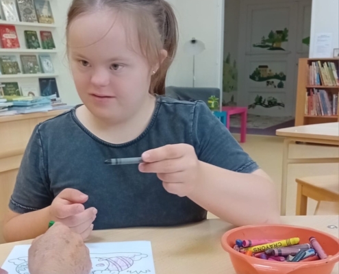 interaktivní program v knihovně Jiřího Trnky