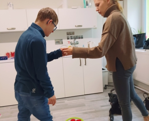 V úterý proběhla v naší třídě D Canisterapie
