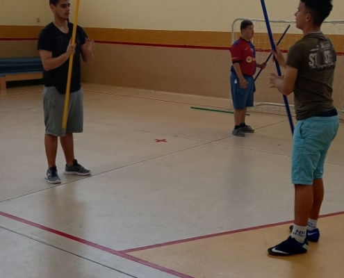 do našeho tělocviku zařadili kooperační a motorické cviky