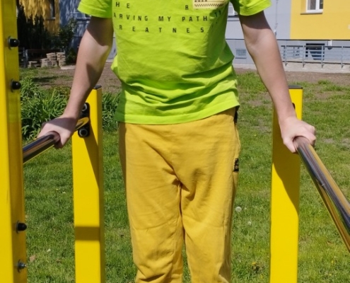 Trocha jógy, nějaké relaxační cvičení i cvičení venku