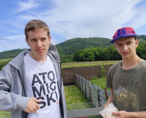Naše třída dnes navštívila oblíbenou farmu v Kozlovicích