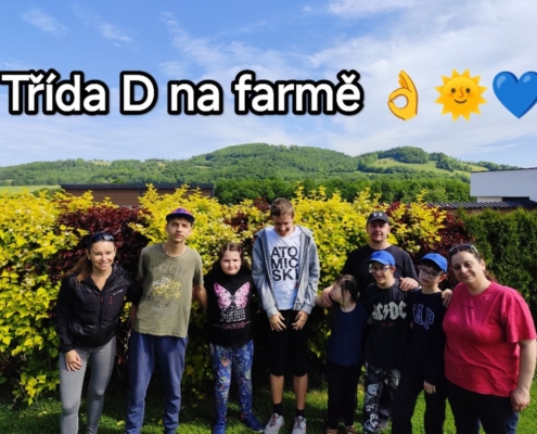 Naše třída dnes navštívila oblíbenou farmu v Kozlovicích