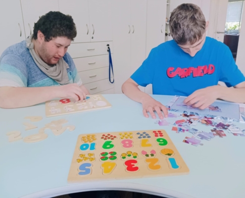 Dřevěné vkládačky, puzzle, tanečky, kreslení, vybarvování, hraní si s kostkami