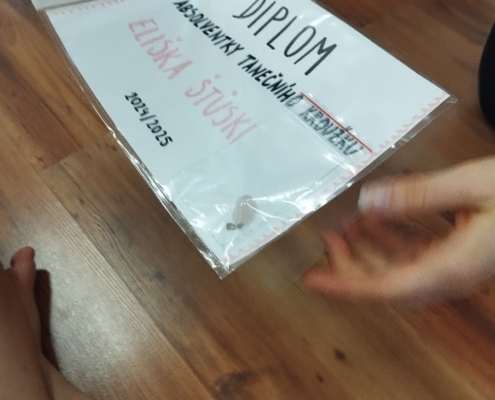 poslední, rozlučkové tanečky s Eliškou