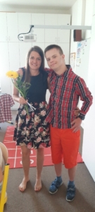 Fotografie z rozdávání vysvědčení