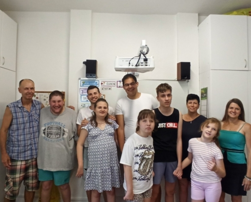 Fotografie z rozdávání vysvědčení