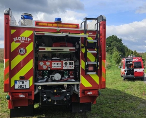 akce-443-010 jsme navštívili dobrovolné hasiče v Ludgeřovicích