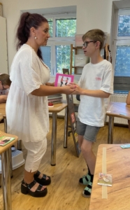 na žáky ve třídě B čekalo překvapení