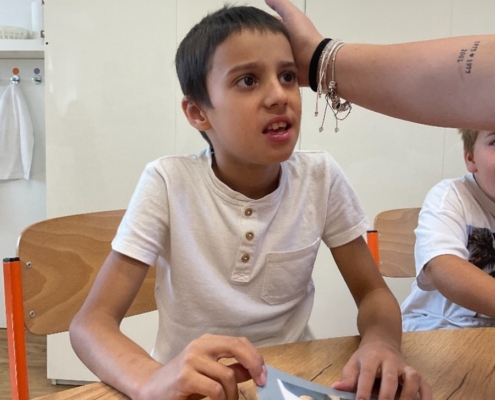 na žáky ve třídě B čekalo překvapení