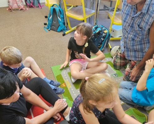 Žáci se seznamují s principem Ranního kruhu