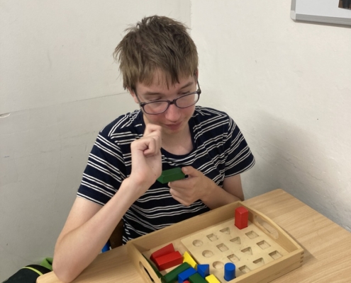 První týden jsme začali procházkou, společným hraním, něco málo psaní