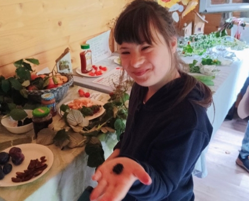 proběhla výstava, kterou jsme si pečlivě prošli a zopakovali si názvy jednotlivých plodin