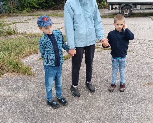 akce-463-009 Společná vycházka, mladší se učí od starších