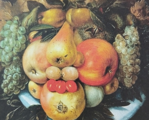 ve výtvarné výchově pokračovali v tvorbě na téma plody podzimu