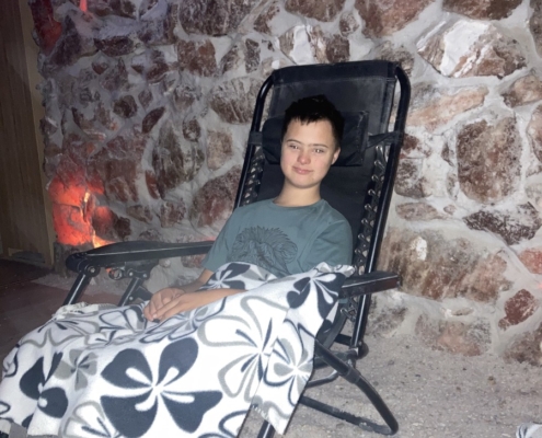 Třída A letos poprvé v solné jeskyni
