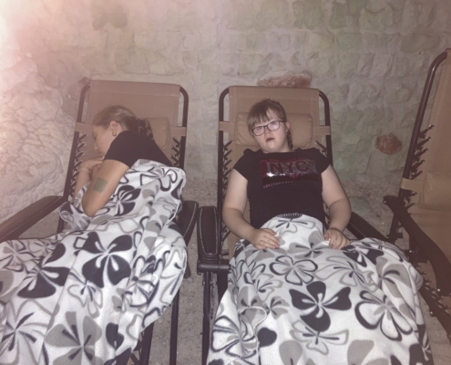 Třída A letos poprvé v solné jeskyni