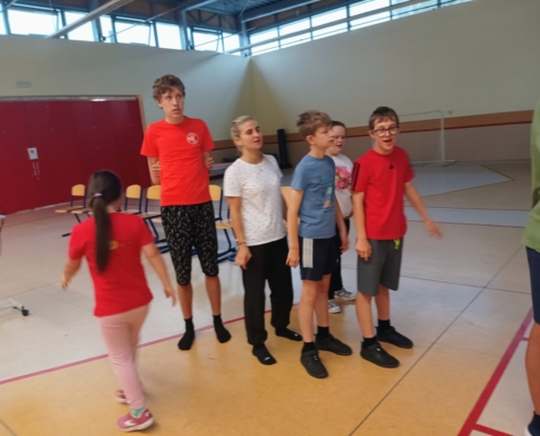 třídy D+B poprvé v tomto školním roce v Duhovém domě