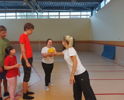 třídy D+B poprvé v tomto školním roce v Duhovém domě