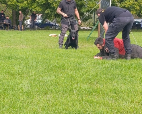 Dnes měly děti možnost zhlédnout ukázku policejního výcviku