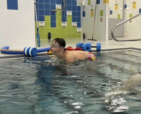 bazén v Pokroku a lekce potápění