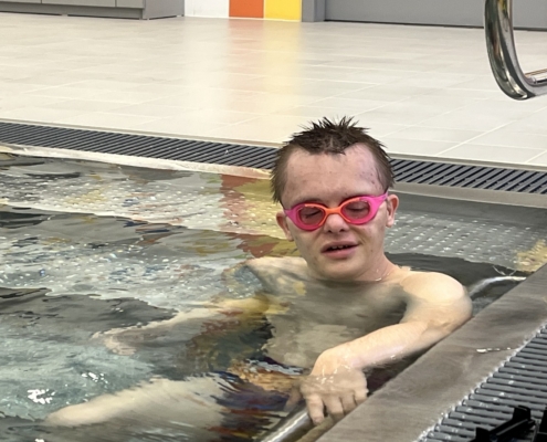 bazén v Pokroku a lekce potápění