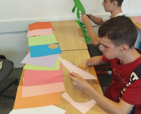 ve výtvarné výchově seznámili s tvorbou Henriho Matisse