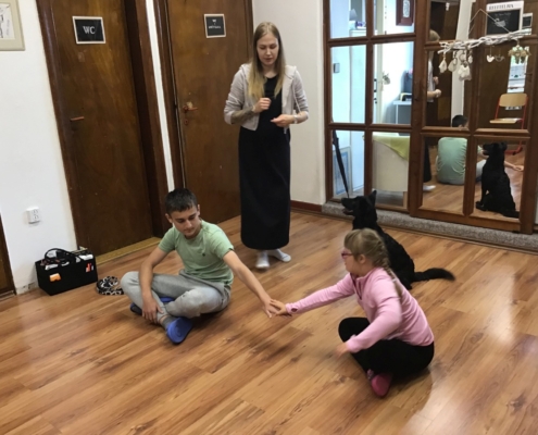 Některé děti zažily canisterapii poprvé