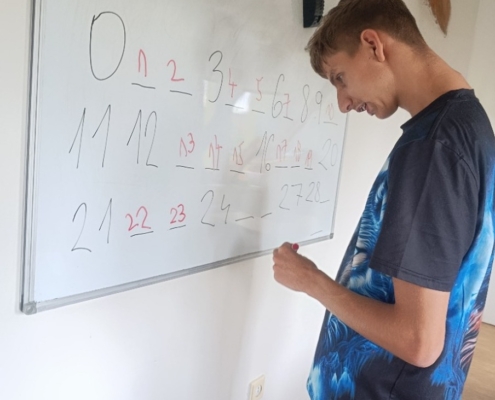 policejní den se psy, následující dny jsme se učili a využili naši novou interaktivní tabuli