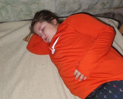 Někteří jen relaxovali, jiní si v soli hráli - prostě paráda