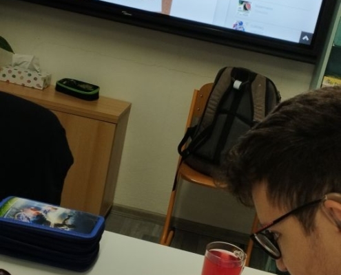 Proto jsme se uchýlili do tepla třídy a věnovali se podzimním motivům