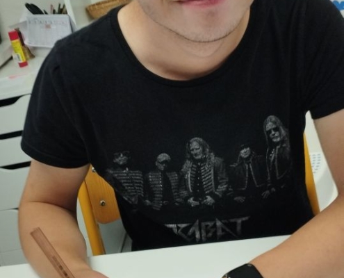 Proto jsme se uchýlili do tepla třídy a věnovali se podzimním motivům