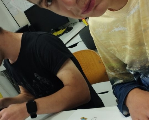 Proto jsme se uchýlili do tepla třídy a věnovali se podzimním motivům