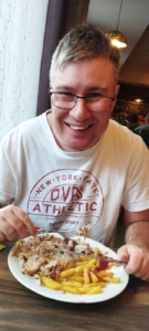 První procházka, nákup v obchodě v Horní Bečvě