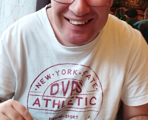 První procházka, nákup v obchodě v Horní Bečvě