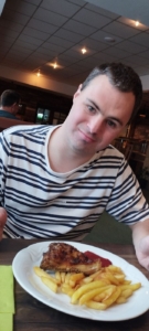 První procházka, nákup v obchodě v Horní Bečvě