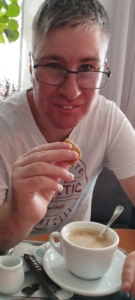 První procházka, nákup v obchodě v Horní Bečvě