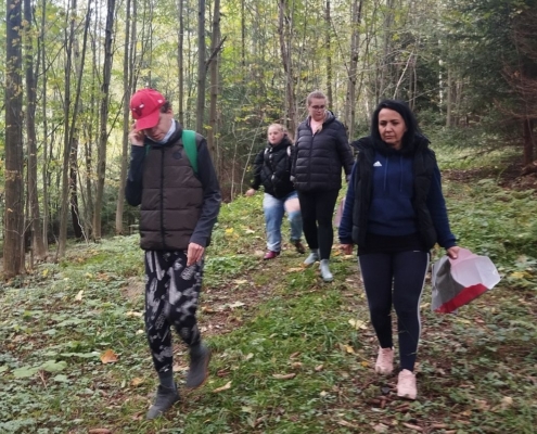 První procházka, nákup v obchodě v Horní Bečvě