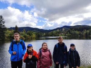 První procházka, nákup v obchodě v Horní Bečvě