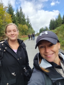 První procházka, nákup v obchodě v Horní Bečvě