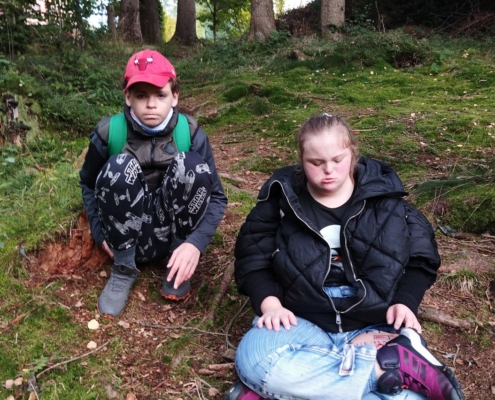 První procházka, nákup v obchodě v Horní Bečvě