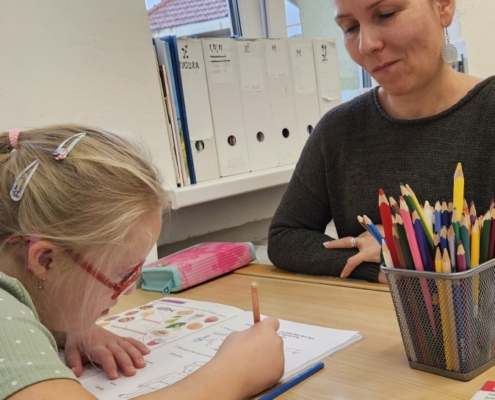 Krásná práce v hodině českého jazyka - slohu a Přírodovědy