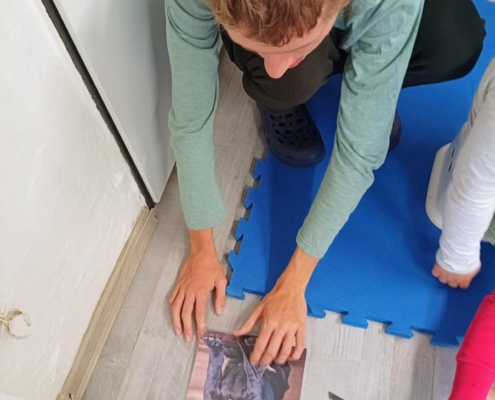 Děti si s Heidy pojmenovaly části psího těla