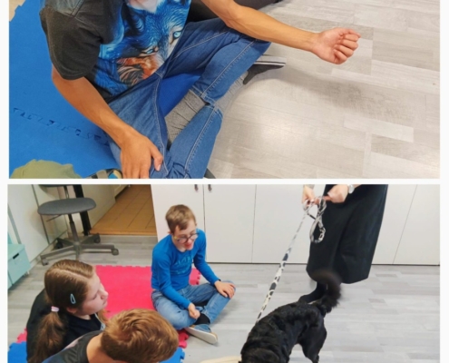 Děti si s Heidy pojmenovaly části psího těla