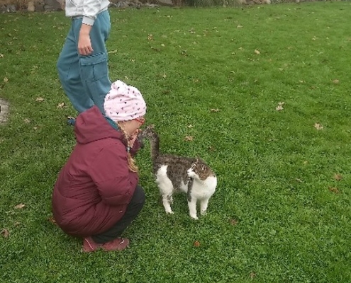 Dnes třída F navštívila farmu v Kozlovicích